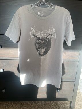 Dutch Bros Light Gray Logo Crewneck Tee